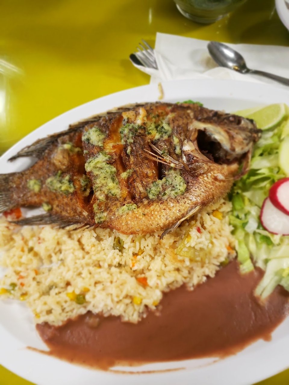 Fried Mojarra Ranchera