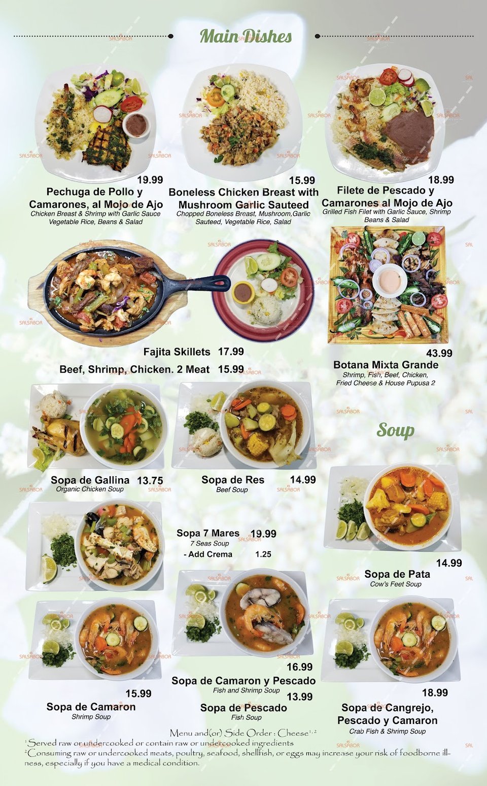 Breakfast, lunch, and dinner plates on a table.