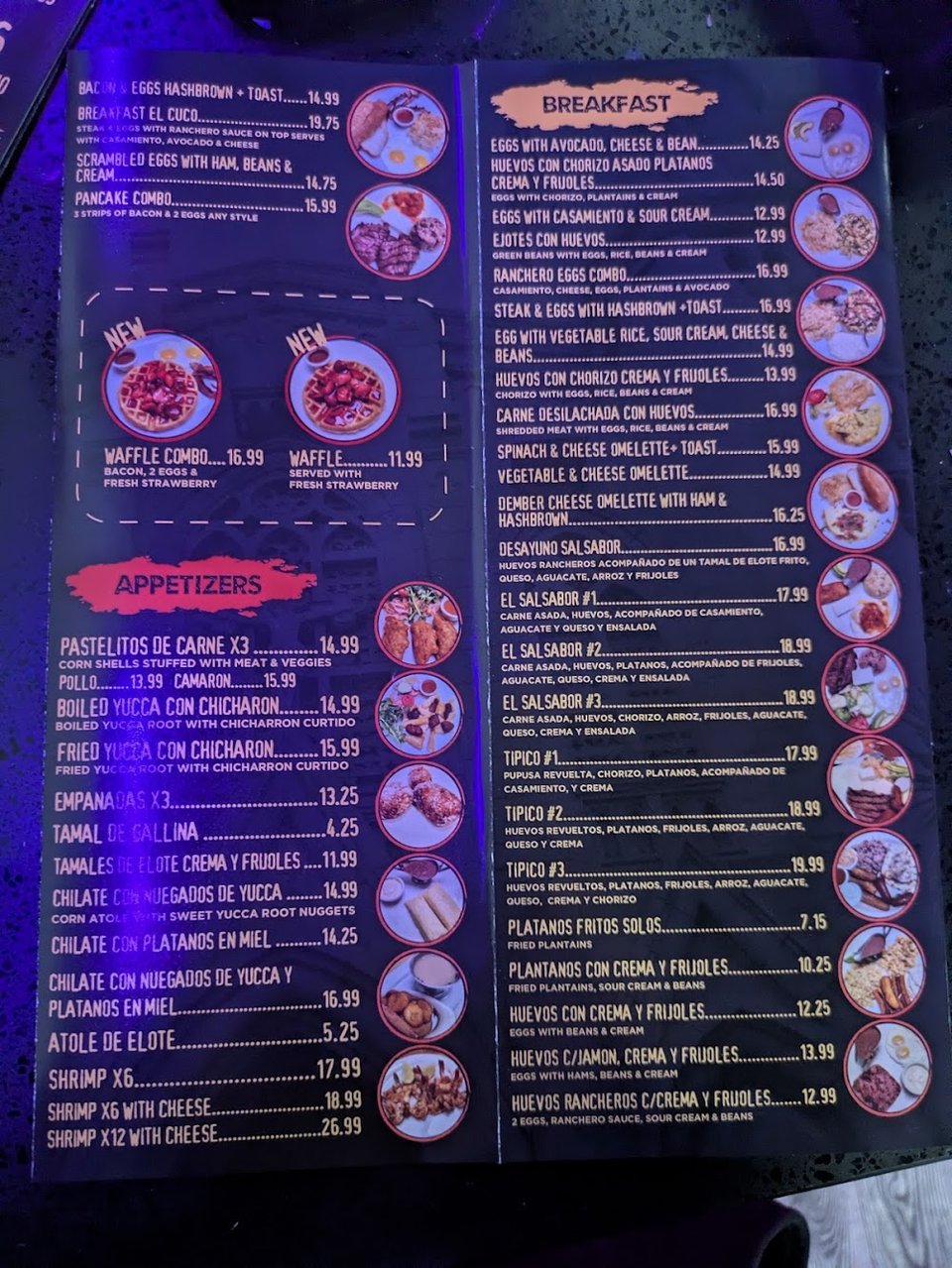 Small plates and comfort food from a Salvadoran kitchen.